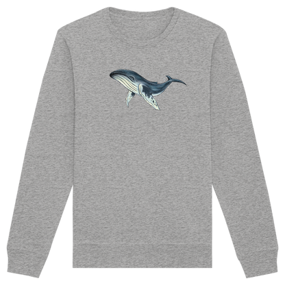 Tiefsee Ozean-Riese Buckelwal - Organic Basic Unisex Sweatshirt