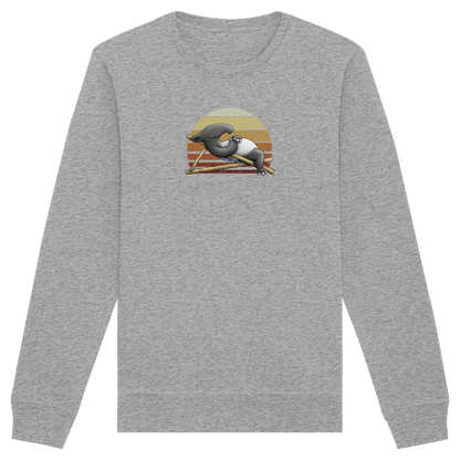 Lässiger Retro Sundown Tapir - Organic Basic Unisex Sweatshirt