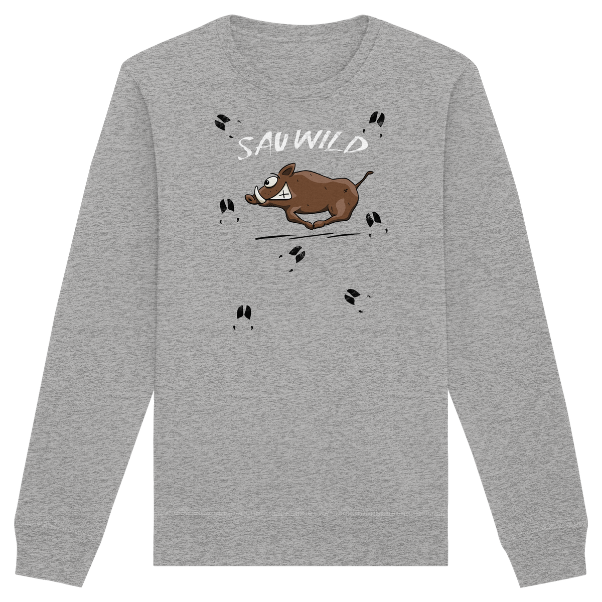 Sauwild wilde Sau | Wildschwein Keiler - Organic Basic Unisex Sweatshirt
