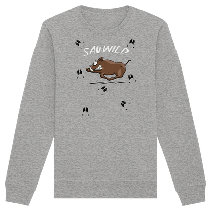 Sauwild wilde Sau | Wildschwein Keiler - Organic Basic Unisex Sweatshirt
