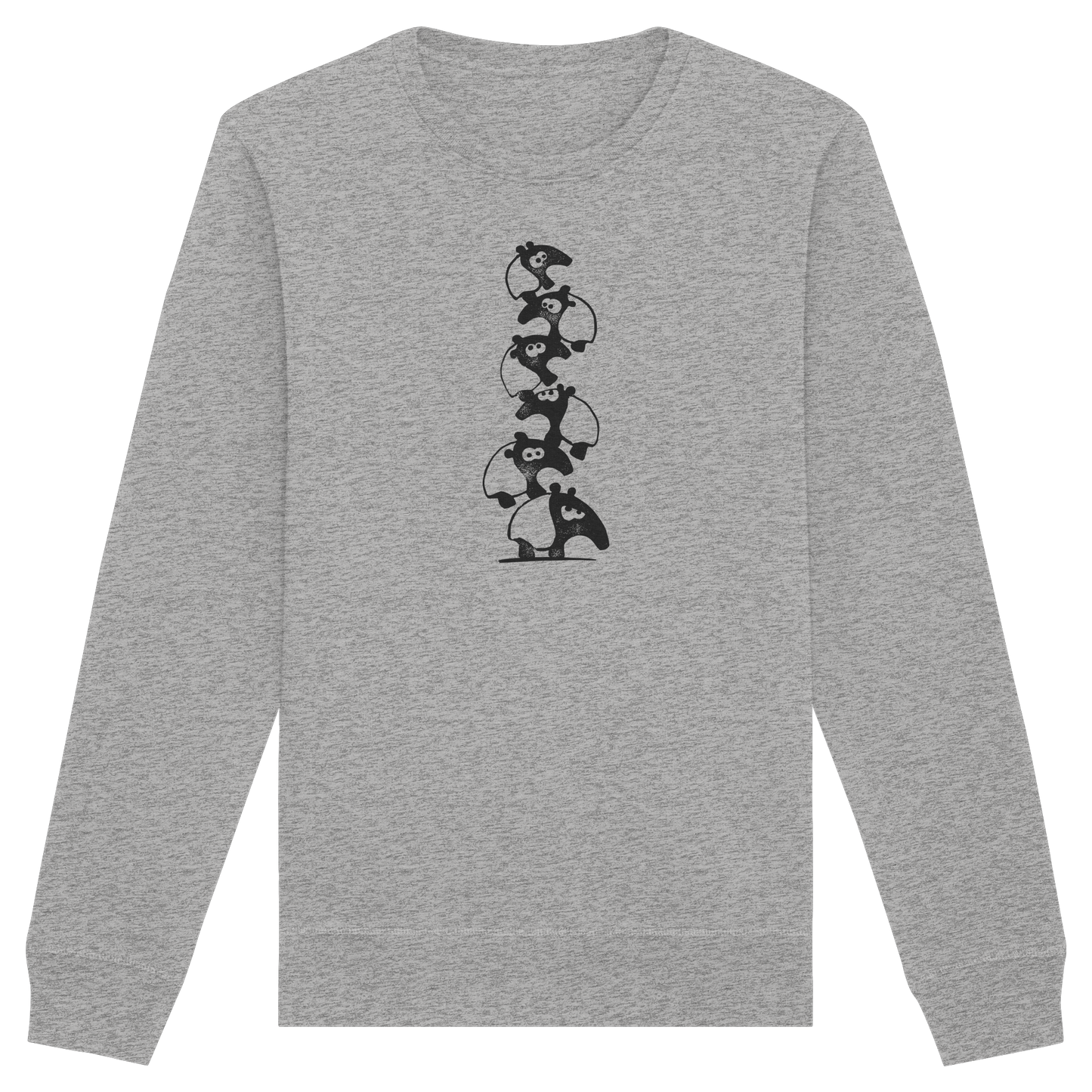 Lustiger Haufen aus Schabracken-Tapiren - Organic Basic Unisex Sweatshirt