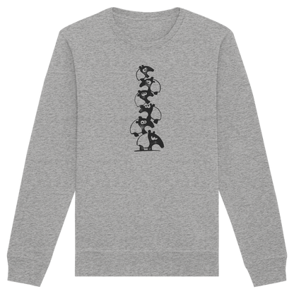 Lustiger Haufen aus Schabracken-Tapiren - Organic Basic Unisex Sweatshirt