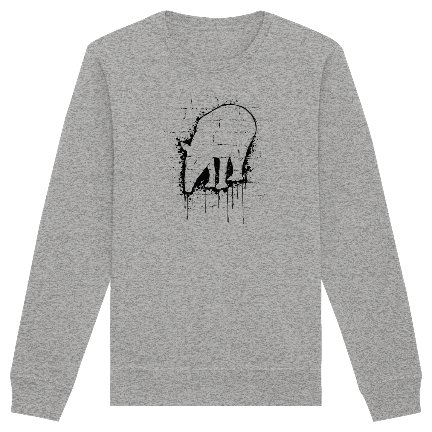 Urban Street Art Tapir Silhouette - Organic Basic Unisex Sweatshirt