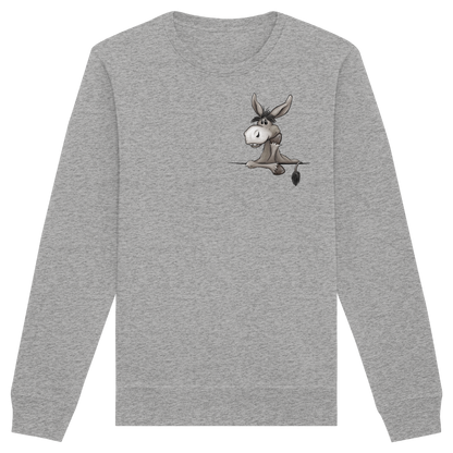 Lustiger lässiger Esel - Organic Basic Unisex Sweatshirt
