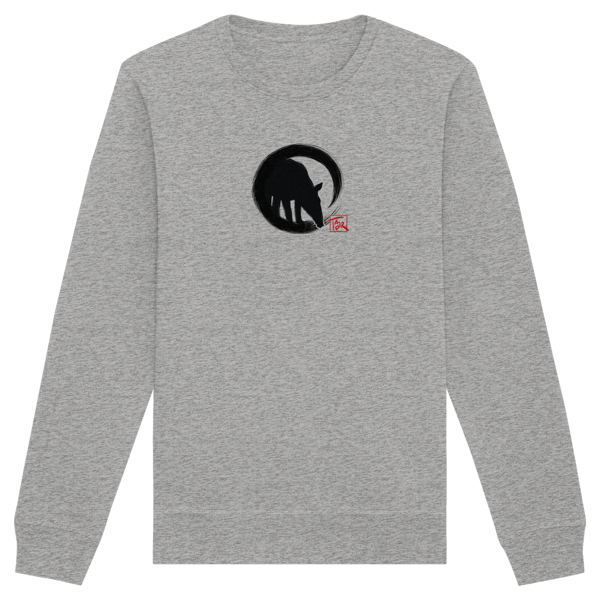 Zen Tapir im japanischen Enso Kreis - Organic Basic Unisex Sweatshirt