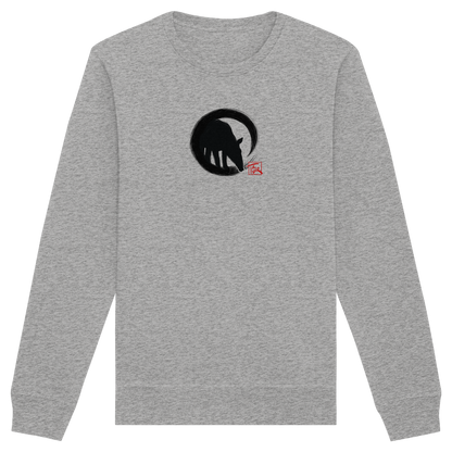 Zen Tapir im japanischen Enso Kreis - Organic Basic Unisex Sweatshirt