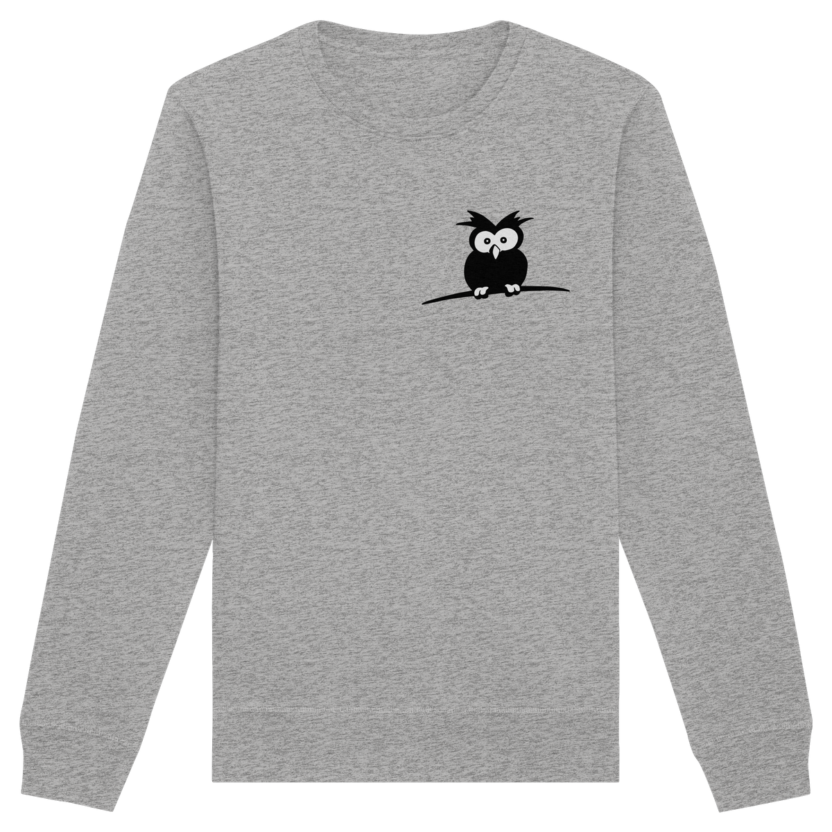 Kleine struppige Eule - Organic Basic Unisex Sweatshirt