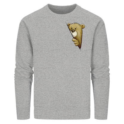 Funky Bär Illustration - Organic Basic Unisex Sweatshirt