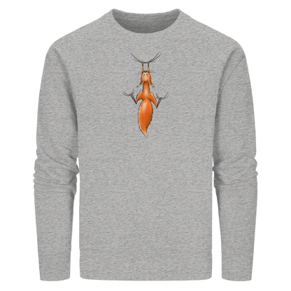 Rotes Eichhörnchen hängt ab - Organic Basic Unisex Sweatshirt