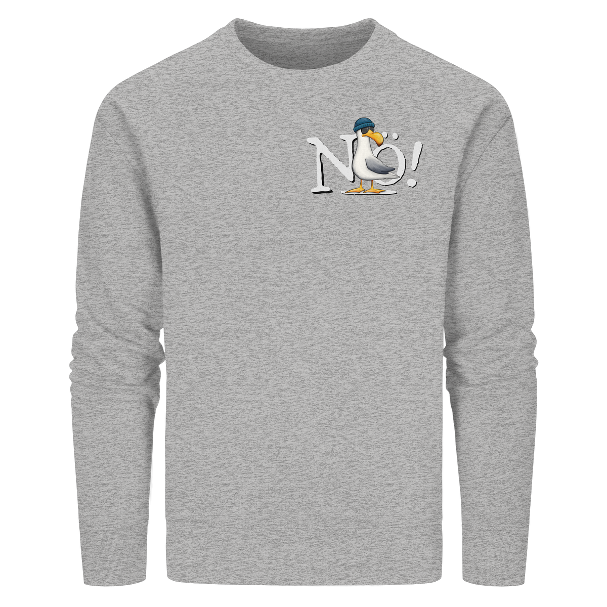 Nö Kein Bock Möwe - Organic Basic Unisex Sweatshirt