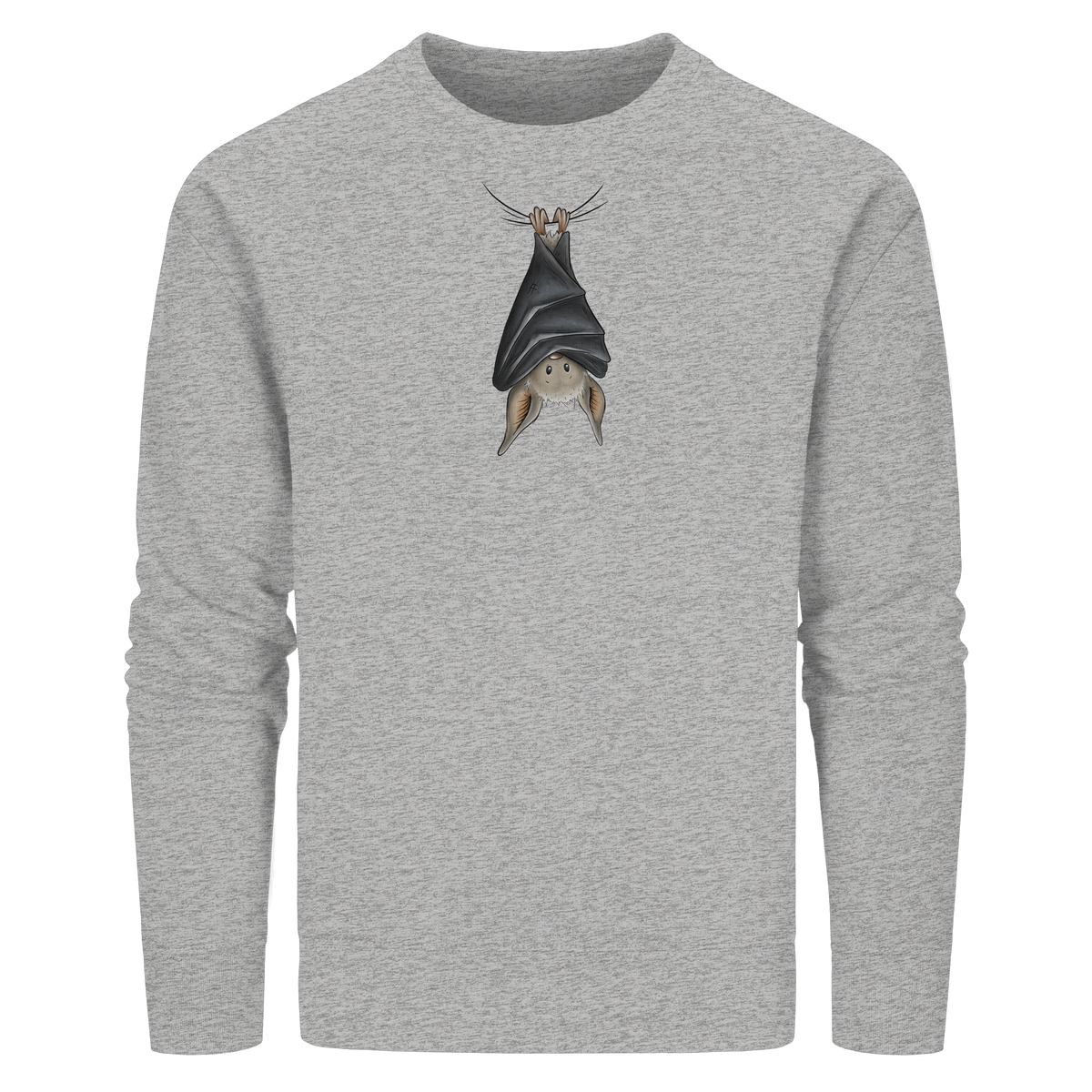 Lustig chillende Fledermaus - Organic Basic Unisex Sweatshirt