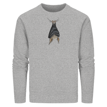 Lustig chillende Fledermaus - Organic Basic Unisex Sweatshirt