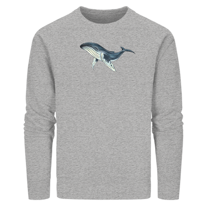 Tiefsee Ozean-Riese Buckelwal - Organic Basic Unisex Sweatshirt