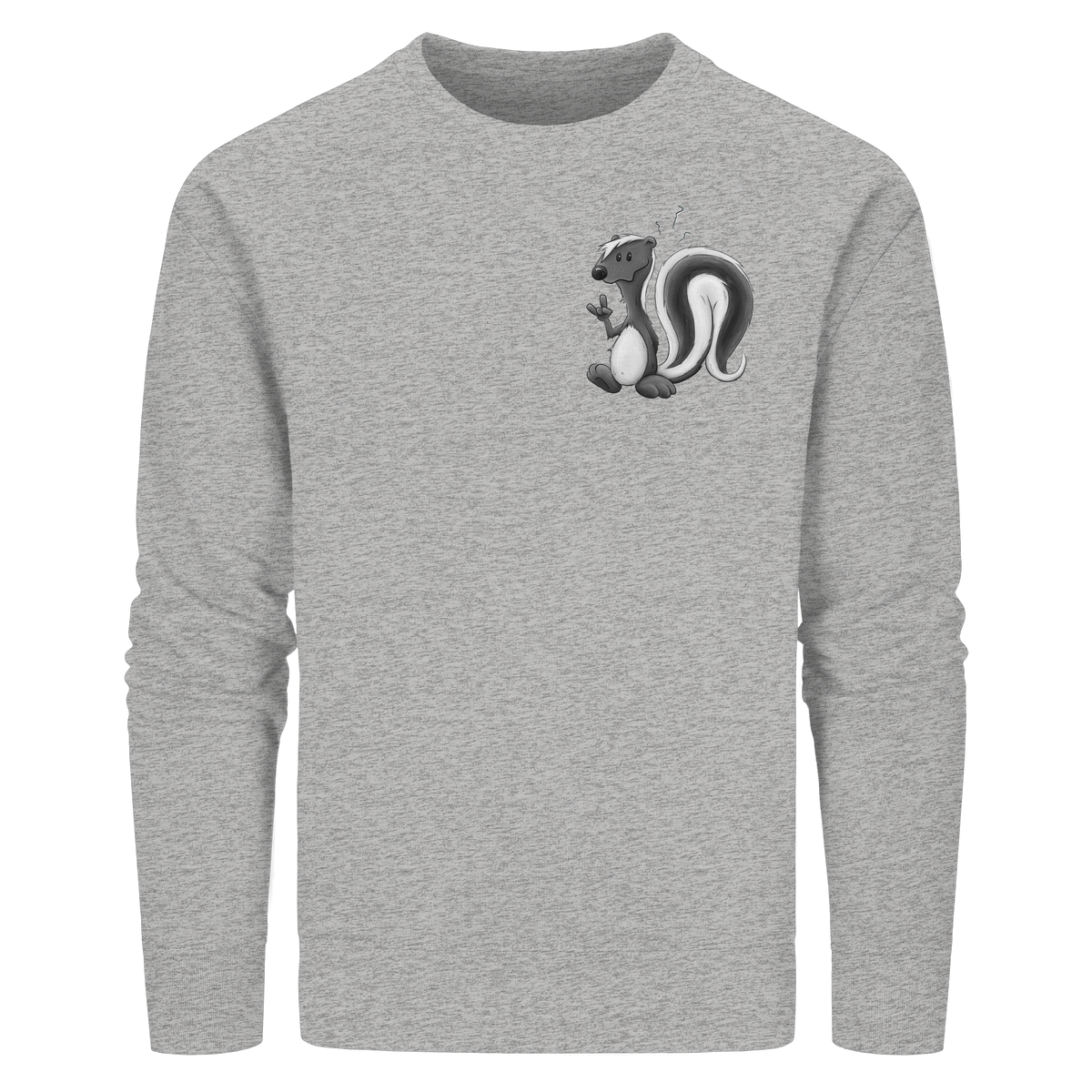 Lustig stinkiges Stinktier - Organic Basic Unisex Sweatshirt