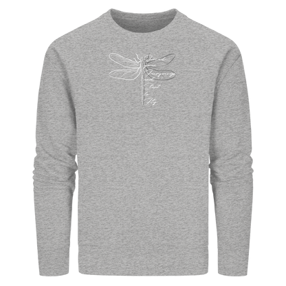 Breite die Flügel aus und flieg los | Libelle - Organic Basic Unisex Sweatshirt
