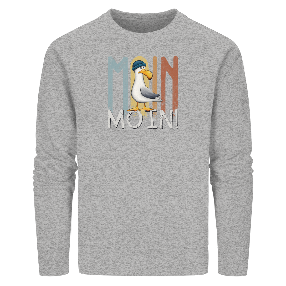Moin Moin norddeutsche Möwe - Organic Basic Unisex Sweatshirt