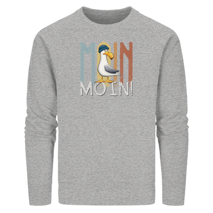 Moin Moin norddeutsche Möwe - Organic Basic Unisex Sweatshirt