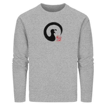 Moin kreischende japanische Enso Möwe - Organic Basic Unisex Sweatshirt