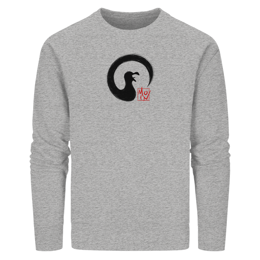 Moin kreischende japanische Enso Möwe - Organic Basic Unisex Sweatshirt