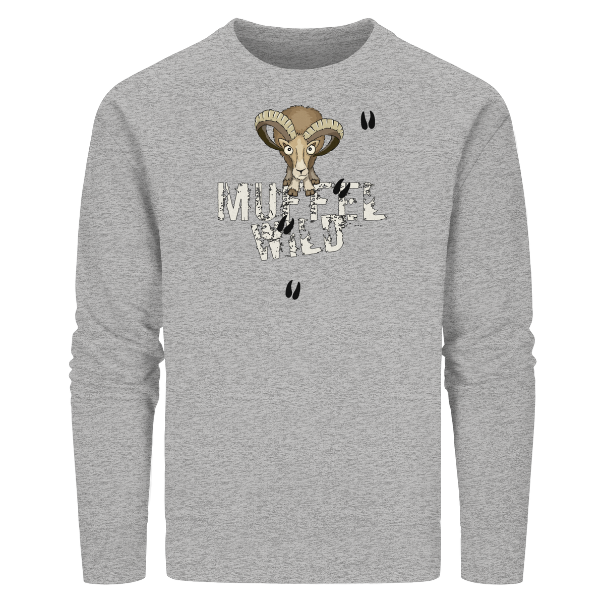 Muffel Wild Mufflon - Organic Basic Unisex Sweatshirt
