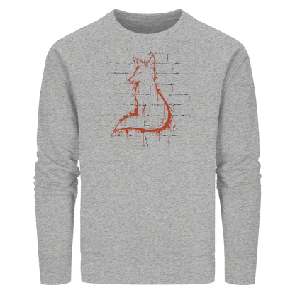 Street Art Fuchs Silhouette - Organic Basic Unisex Sweatshirt