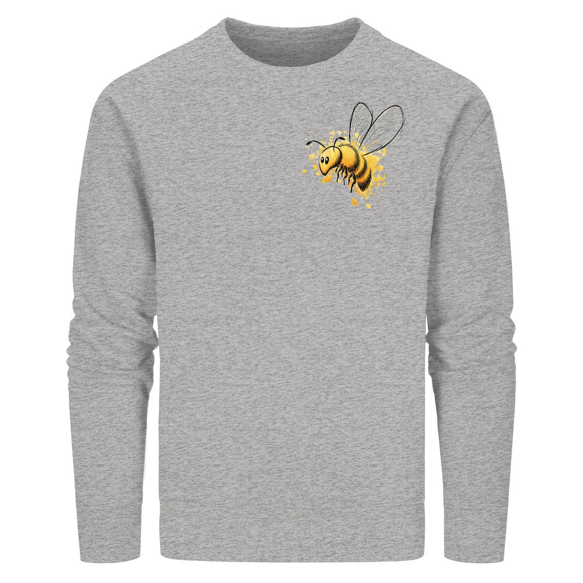 Lässige kleine Honig-Biene - Organic Basic Unisex Sweatshirt
