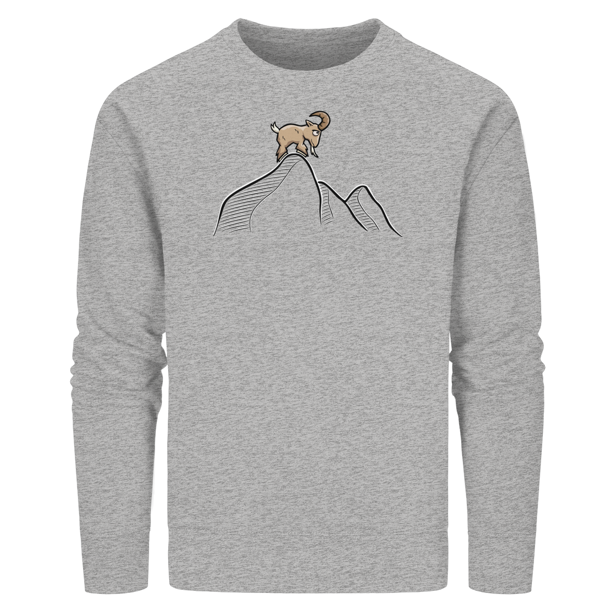 Ziegenbock in den Bergen - Organic Basic Unisex Sweatshirt