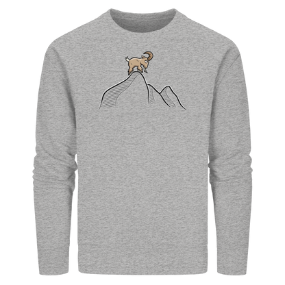 Ziegenbock in den Bergen - Organic Basic Unisex Sweatshirt