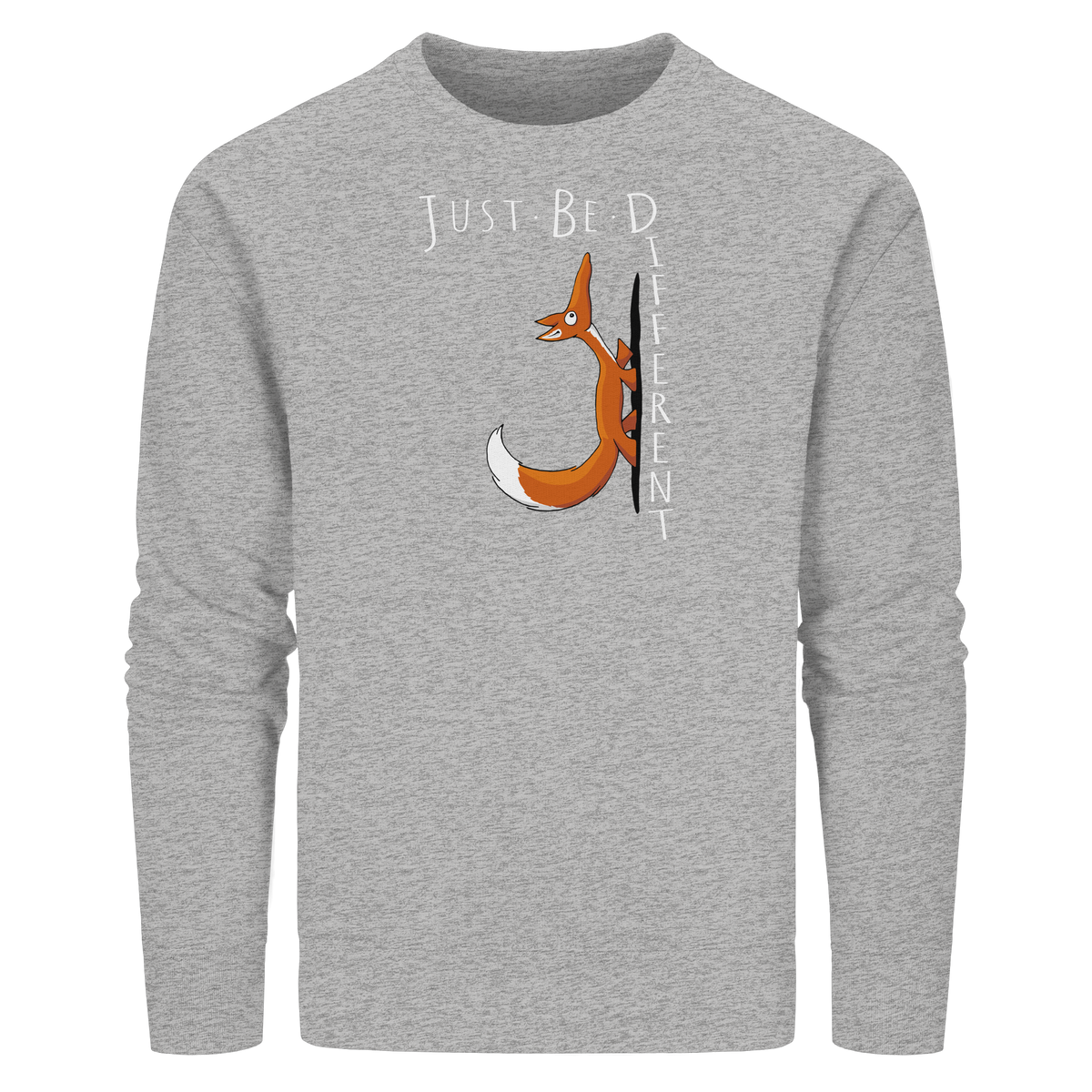 Just Be Different | Sei Anders, kleiner Fuchs - Organic Basic Unisex Sweatshirt