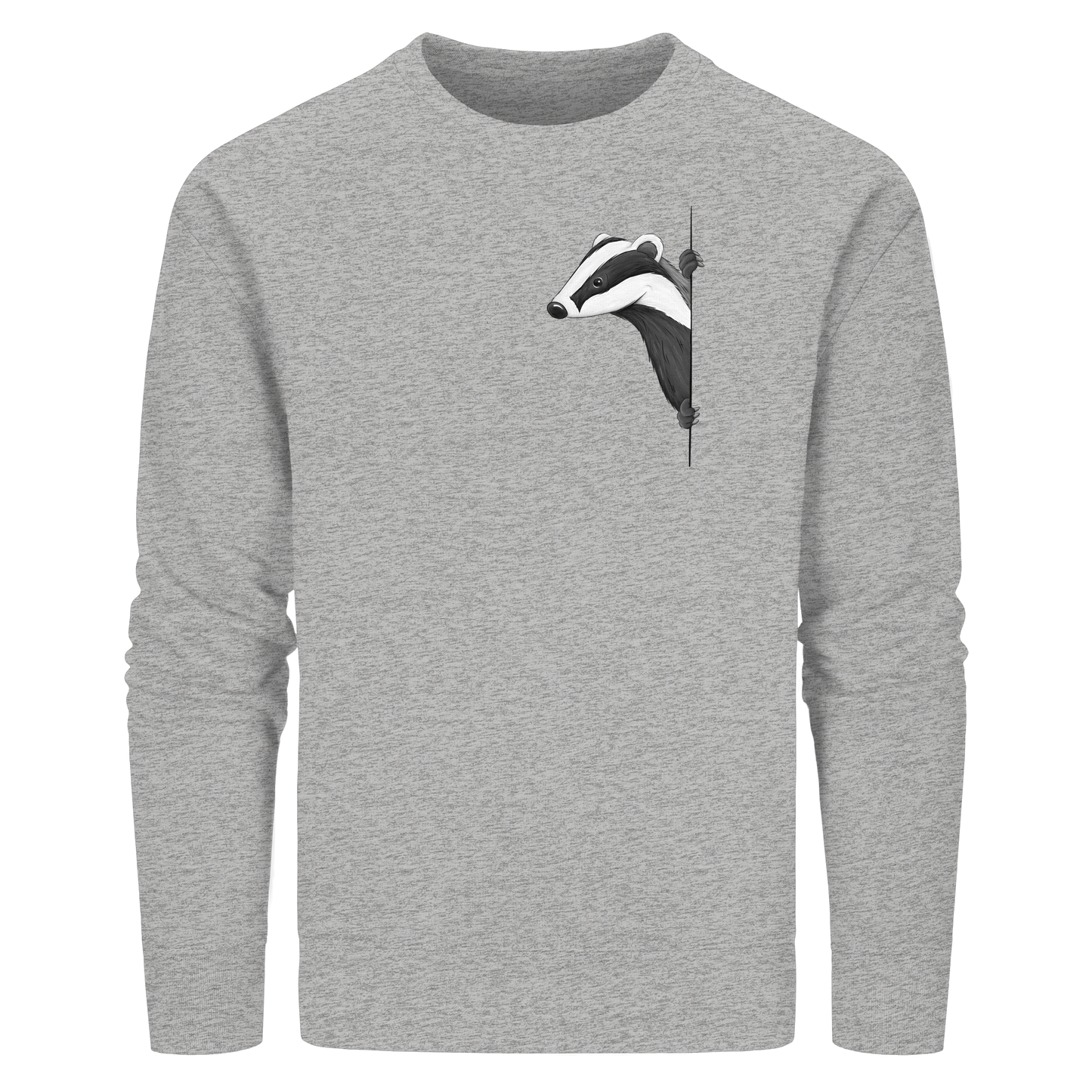 Lässiger Dachs Meister Grimbart - Organic Basic Unisex Sweatshirt