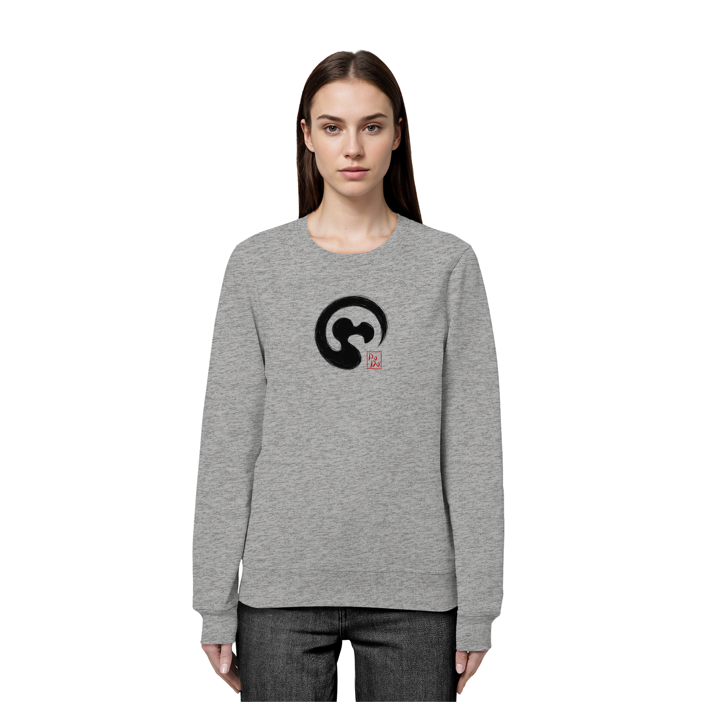 Zen Dodo im japanischen Enso Kreis - Organic Basic Unisex Sweatshirt