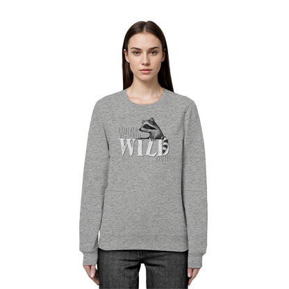 Bisschen wild heute! Waschbär - Organic Basic Unisex Sweatshirt