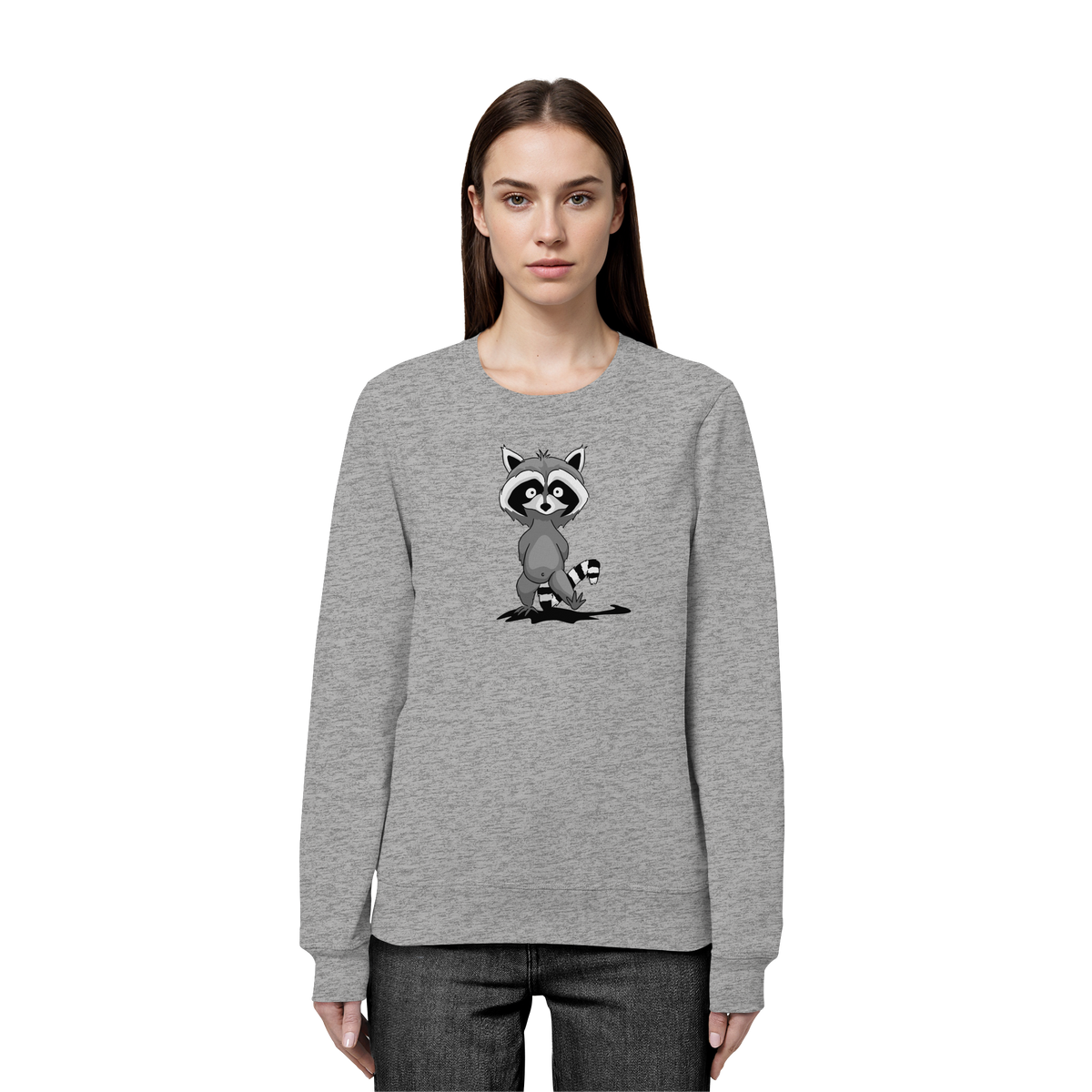 Frecher kleiner Waschbär - Organic Basic Unisex Sweatshirt