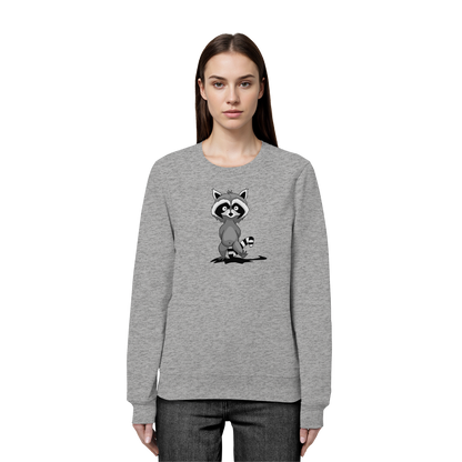 Frecher kleiner Waschbär - Organic Basic Unisex Sweatshirt