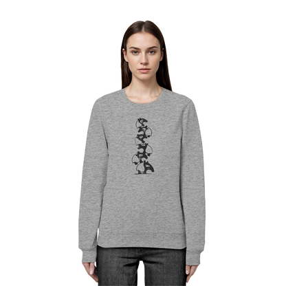 Lustiger Haufen aus Schabracken-Tapiren - Organic Basic Unisex Sweatshirt