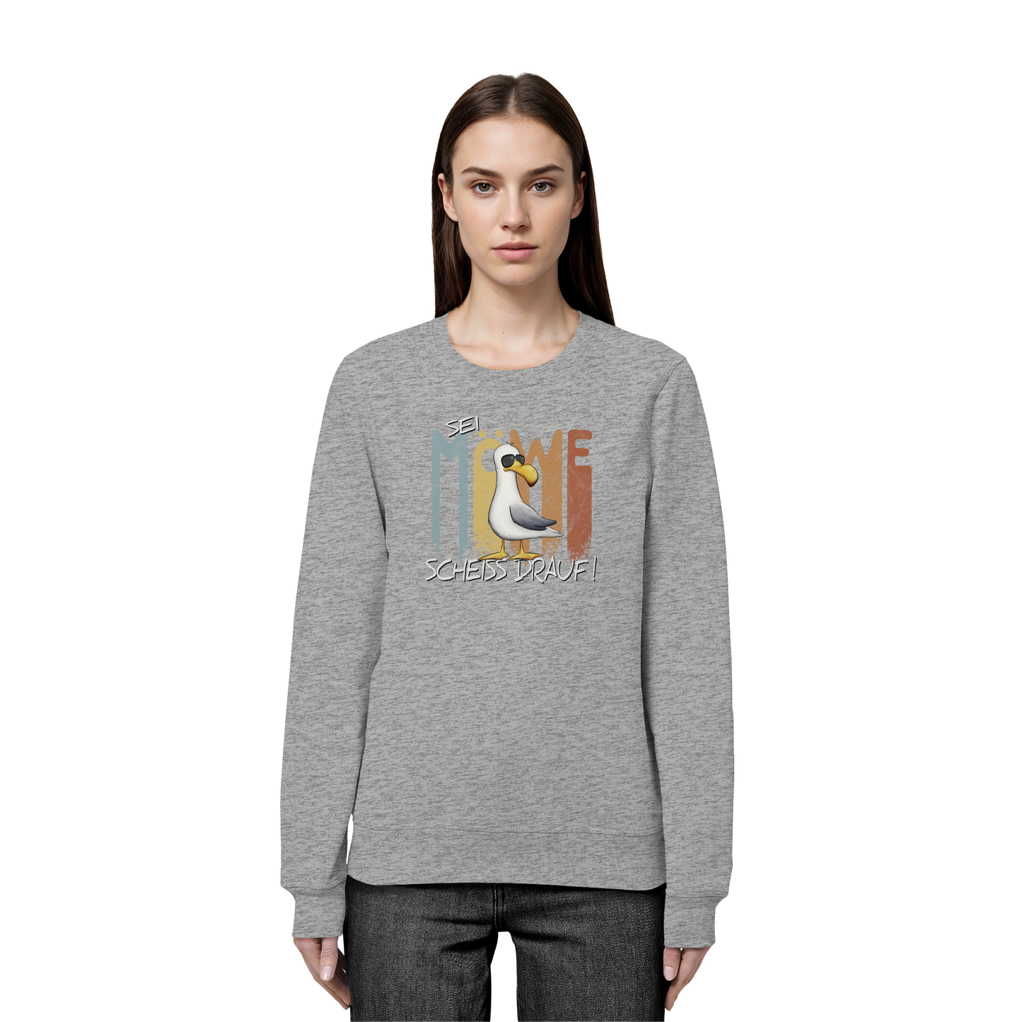 Sei Möwe Scheiß Drauf  - Organic Basic Unisex Sweatshirt