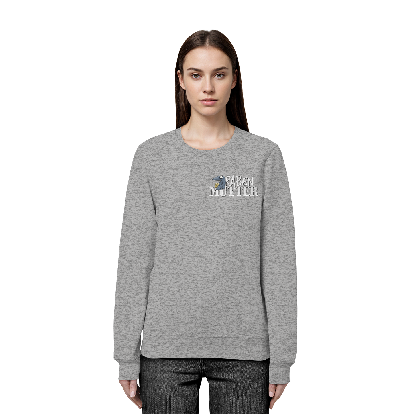 Rabenmutter Krähenmama - Organic Basic Unisex Sweatshirt