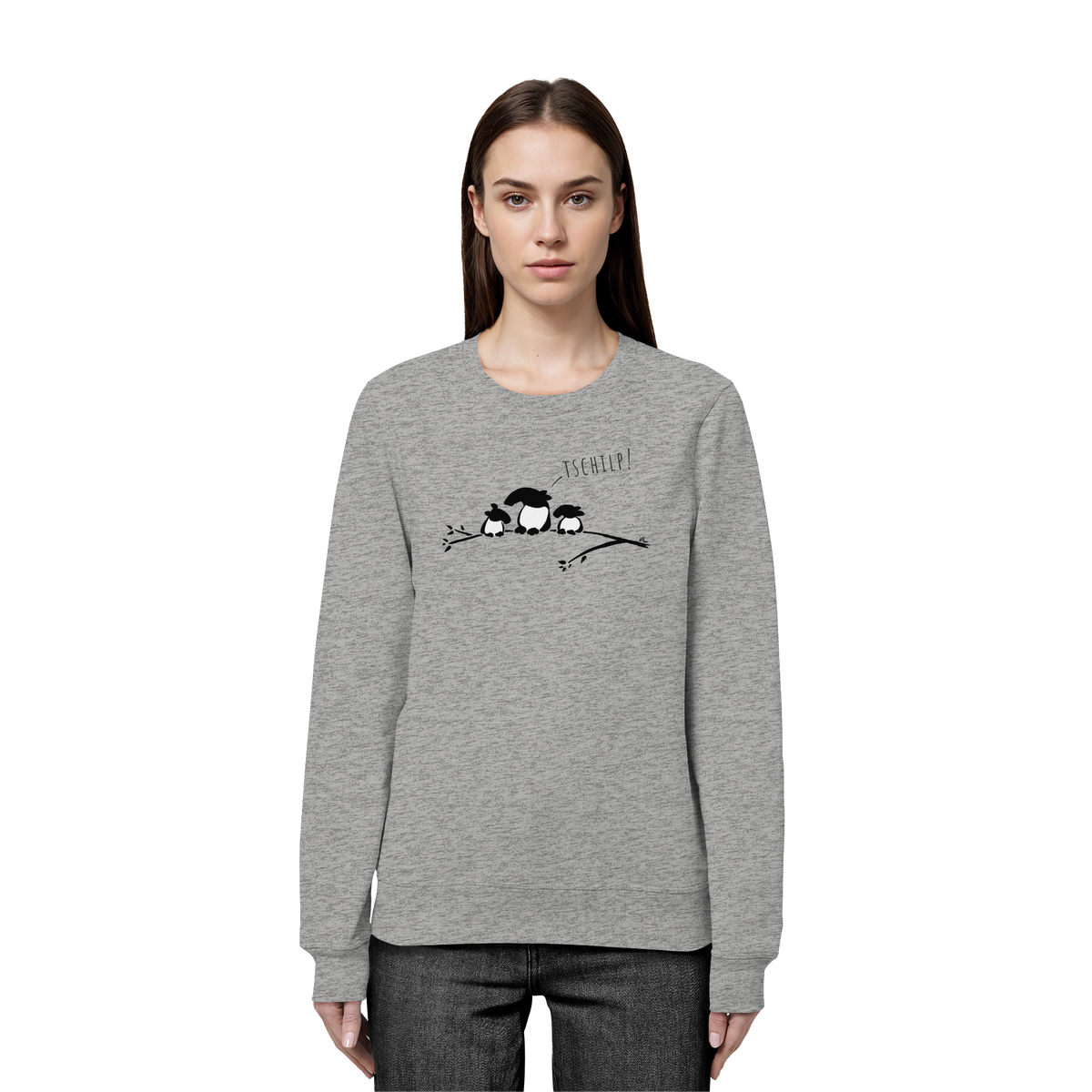 Drei kleine Tapir-Vögel - Organic Basic Unisex Sweatshirt