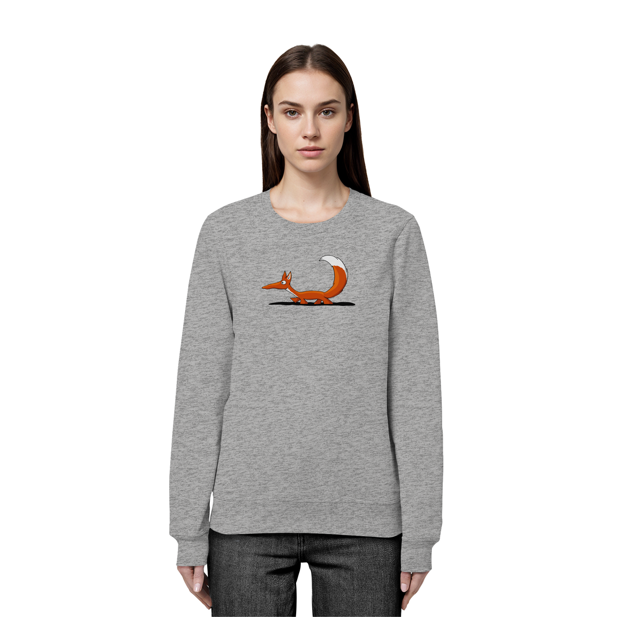 Lässiger cooler Fuchs | Mr. Fox, der Schleicher - Organic Basic Unisex Sweatshirt