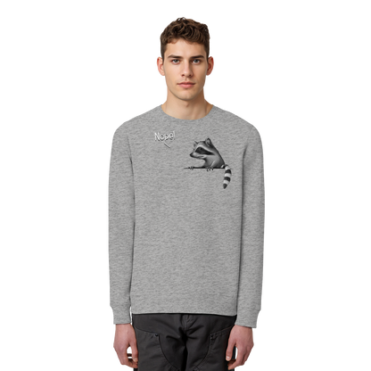 Nope! Frecher verwegener Waschbär - Organic Basic Unisex Sweatshirt