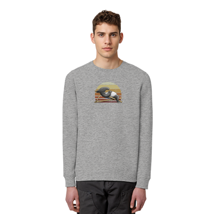 Lässiger Retro Sundown Tapir - Organic Basic Unisex Sweatshirt