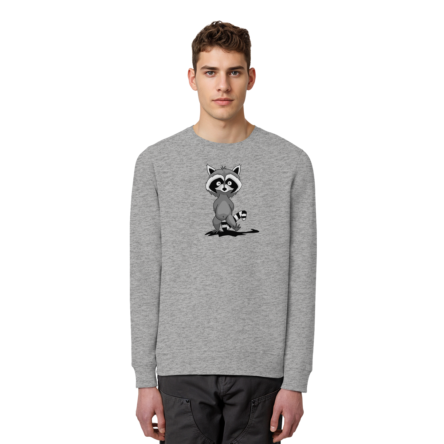 Frecher kleiner Waschbär - Organic Basic Unisex Sweatshirt