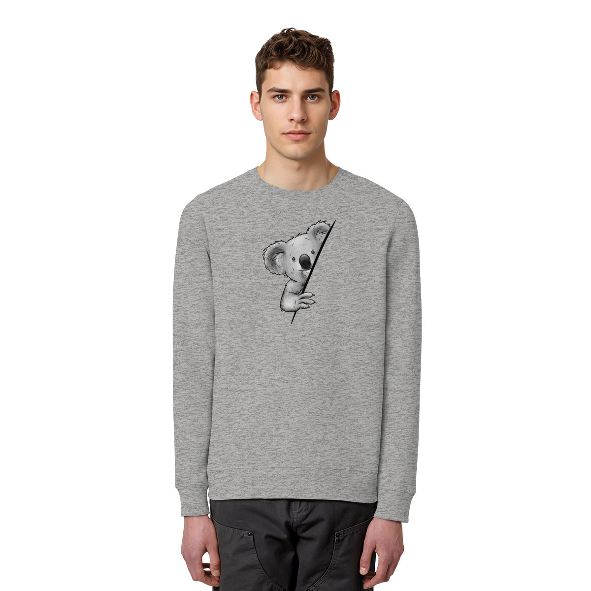 Koala Bär Illustration - Organic Basic Unisex Sweatshirt