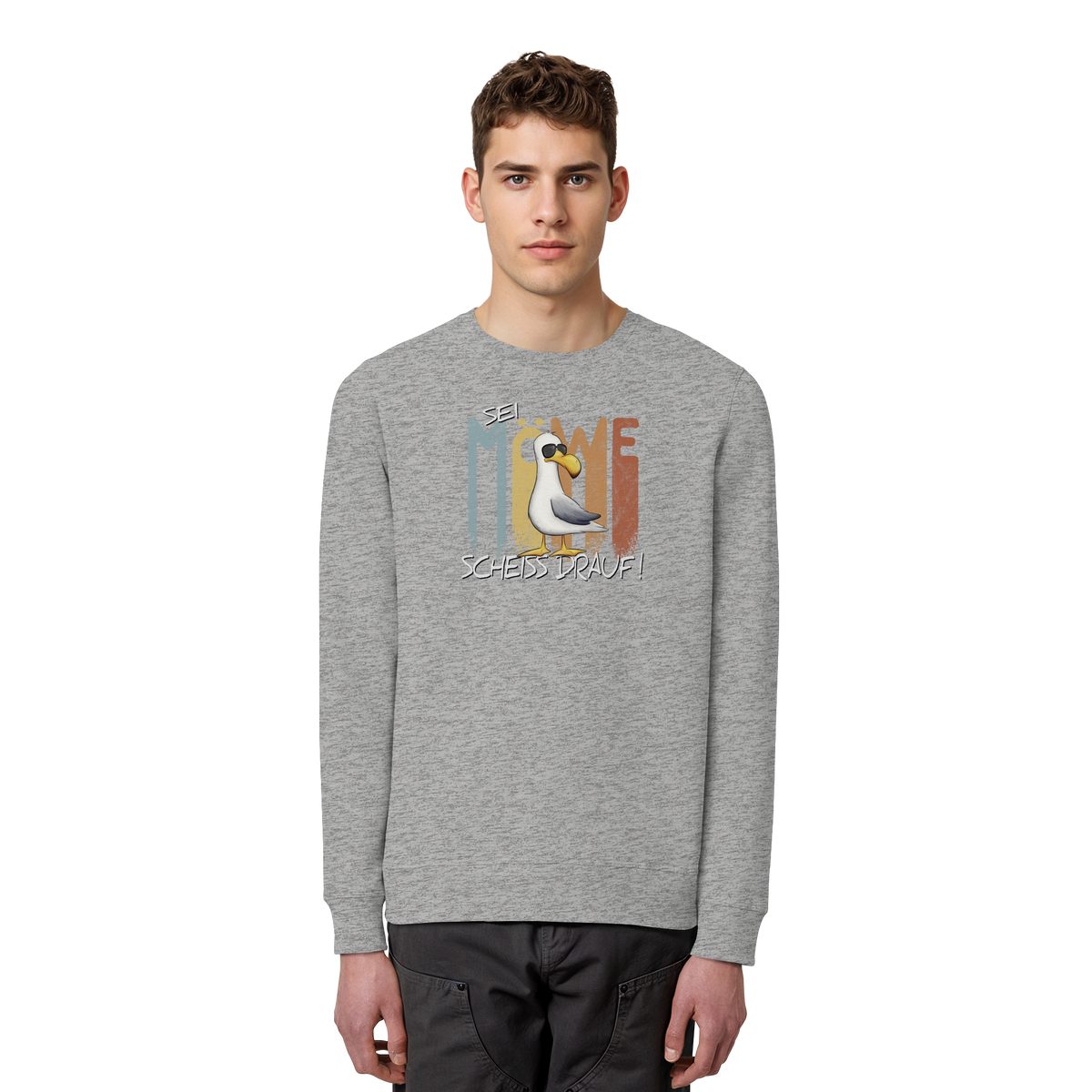 Sei Möwe Scheiß Drauf  - Organic Basic Unisex Sweatshirt