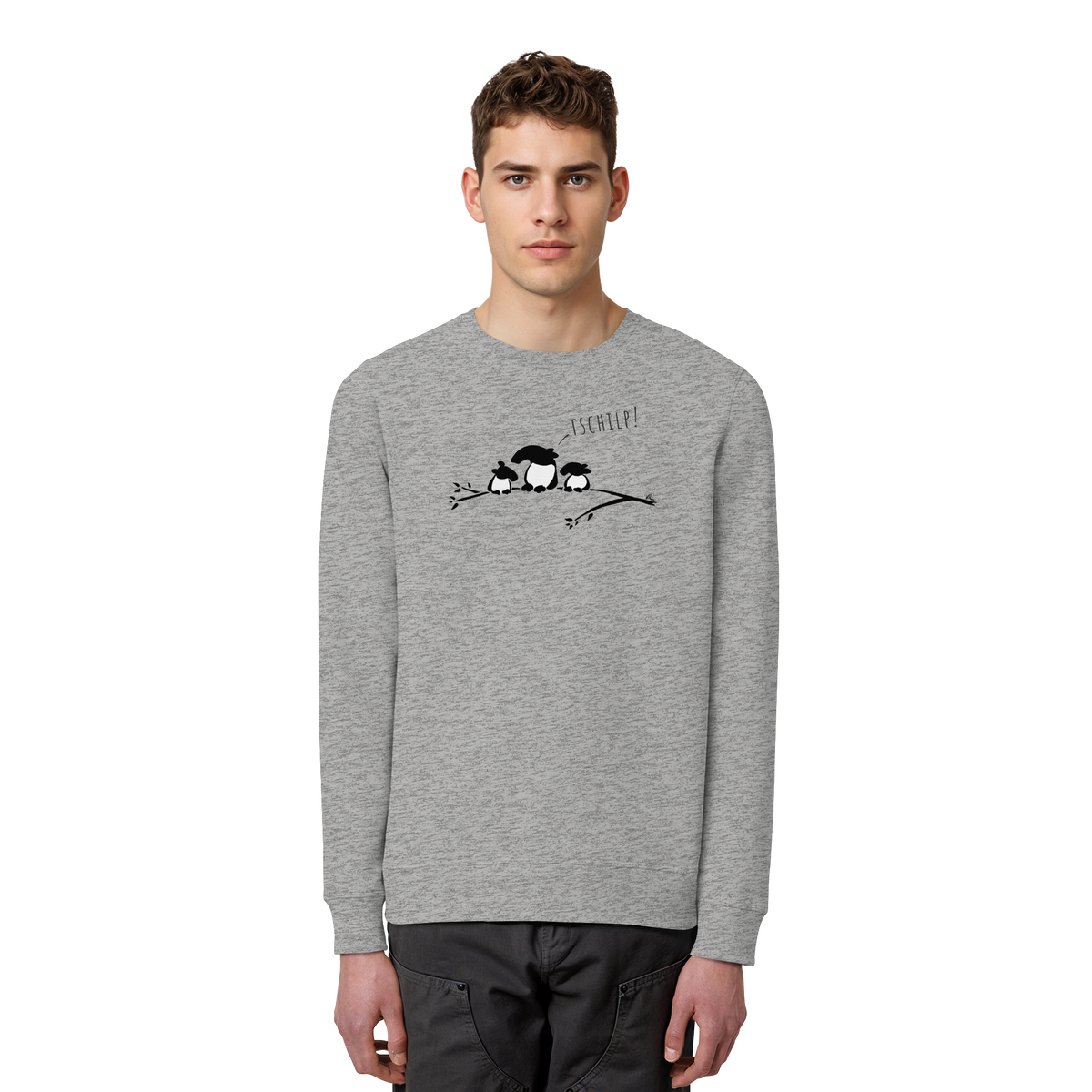 Drei kleine Tapir-Vögel - Organic Basic Unisex Sweatshirt