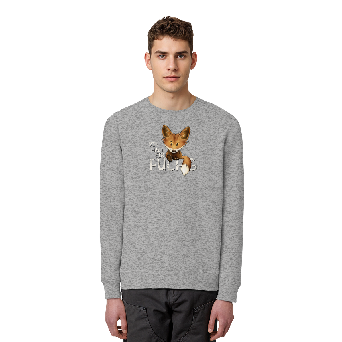 Bin halt ein Fuchs - Organic Basic Unisex Sweatshirt