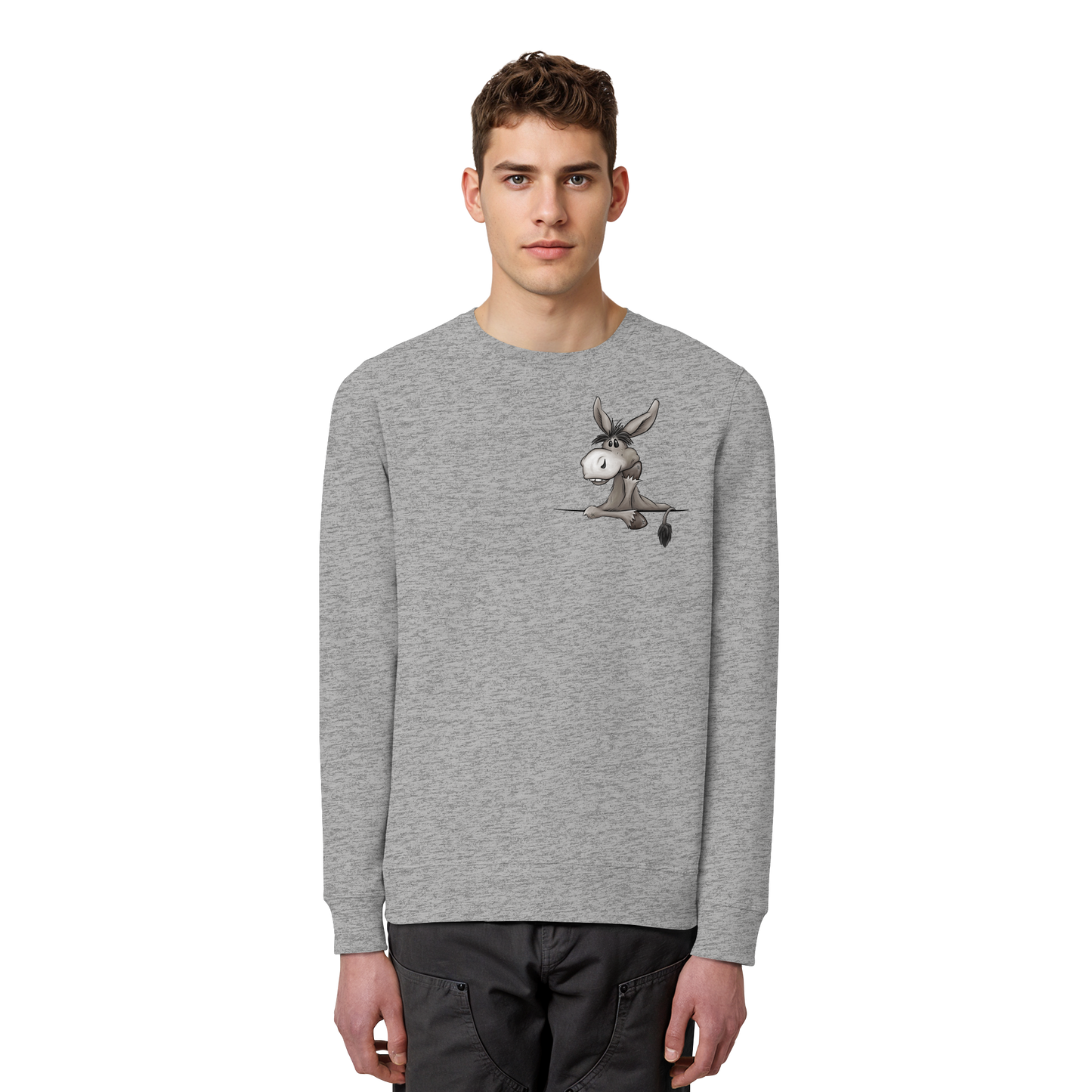 Lustiger lässiger Esel - Organic Basic Unisex Sweatshirt