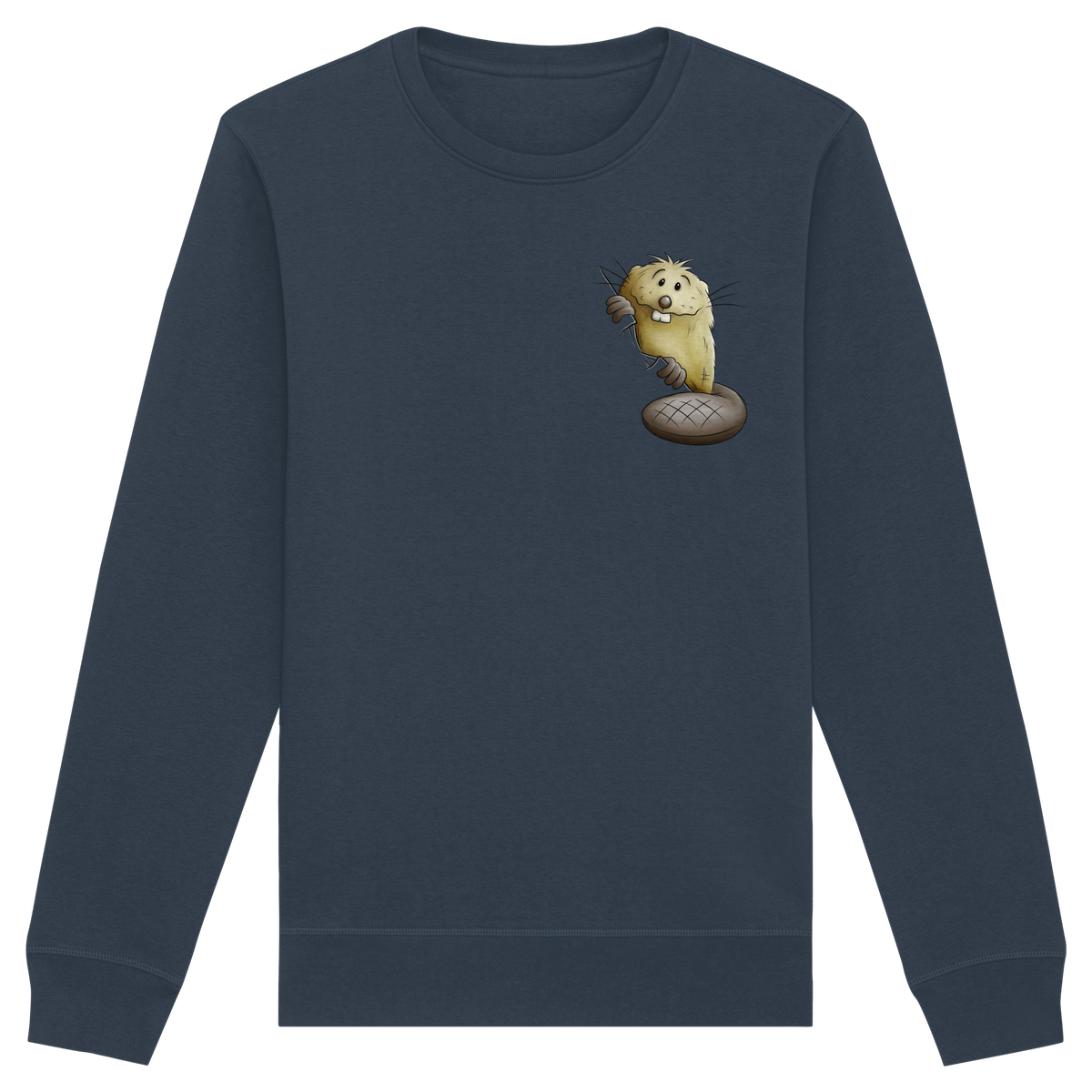 Lustiger frecher Biber - Organic Basic Unisex Sweatshirt