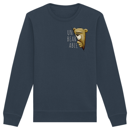 Unbearable – Unerträglich Bär - Organic Basic Unisex Sweatshirt
