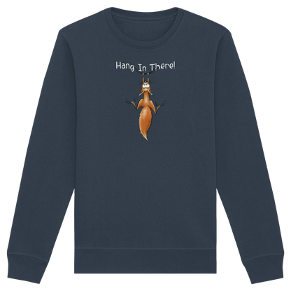 Hang In There | Lässiges Eichhörnchen - Organic Basic Unisex Sweatshirt